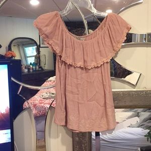 Light pink top